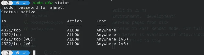 Firewall Status